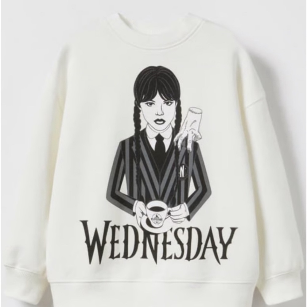 Zara Wednesday Addams Sweater BRAND NEW Size 11-12